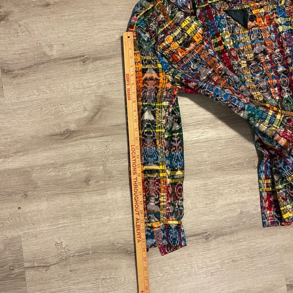 Colorful Plaid Women's Shirt - Picture 4 of 4